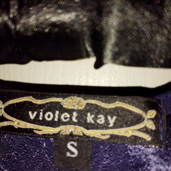 NWT VIOLET KAY NAVY BLUE POINTS FRONT SMALL - Picture 4 of 7